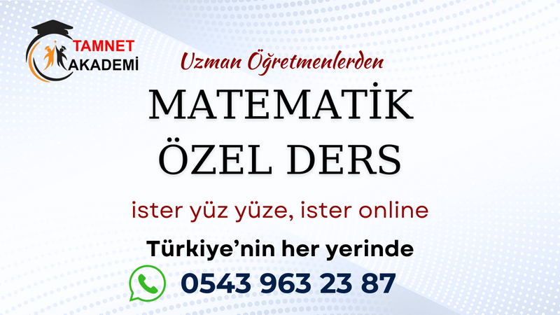 Bozüyük Matematik Özel Ders