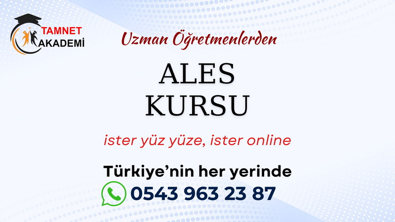 Beydağ ALES Kursu